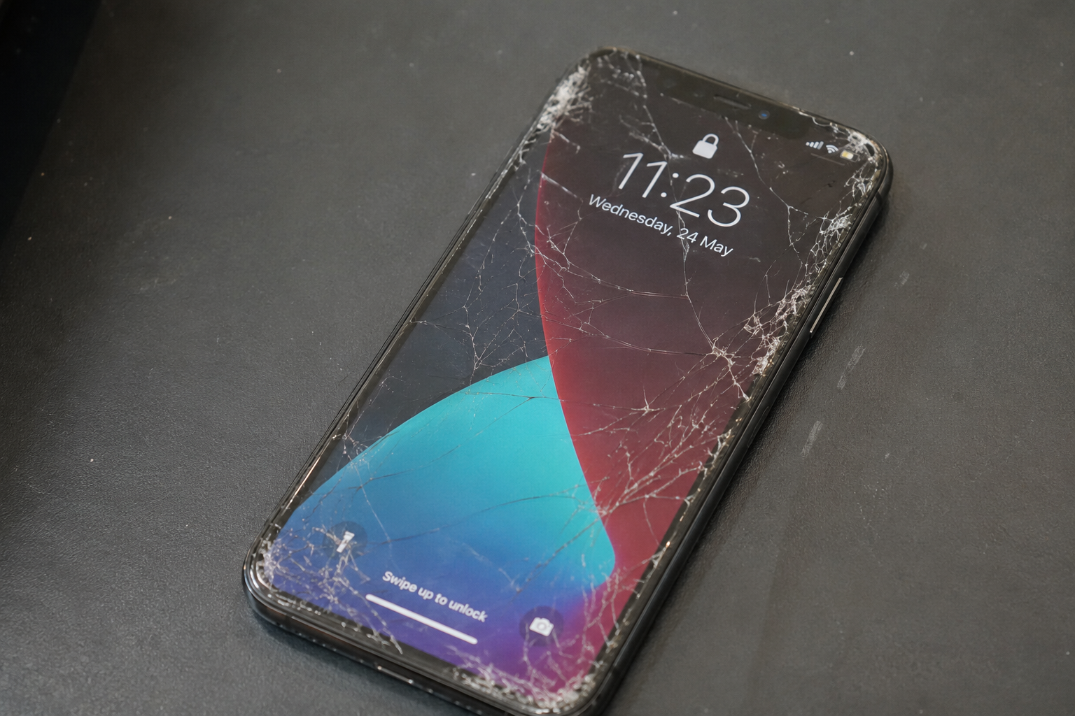 Cracked phone